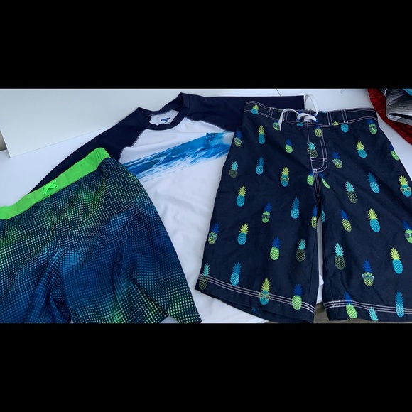 Swimming Trunks and Swim Top Boys Size 8 3 in 1 Bundle - Picture 3 of 9